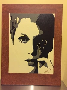 Mia Farrow Oil Painting  - Picture 1 of 5
