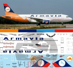 V1 Decals Airbus A320 Armavia for 1/144 Revell Model Airplane Kit V1D0449 - Picture 1 of 8
