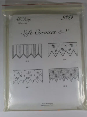 M'fay Patterns Soft Cornices 5 thru 8 Pattern #9249 - Image 1 of 3