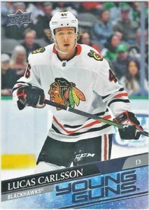2020-21 Upper Deck #212 Lucas Carlsson YG RC! *PWE* - Picture 1 of 2