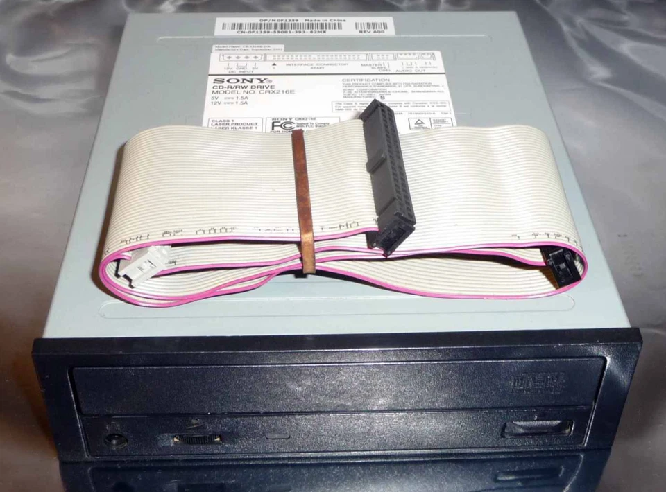 Sony CRX216E 48x24x48 CD-R/RW IDE Drive - Black - Image 1 of 4