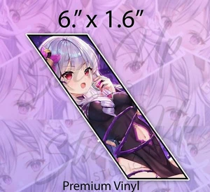 Thorns Honkai Anime Waifu Kawaii Lewd Window JDM vinyl decal car bumper sticker - Picture 1 of 2