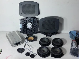 2014-2018 BMW X5 HARMAN BECKER SPEAKER WOOFER TWEETER SET DOOR AMP OEM F15 - Picture 1 of 10
