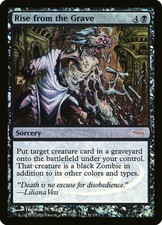 1X Rise from the Grave - Wizards Play Network 2009 - Italian, FOIL NM/EX MTG