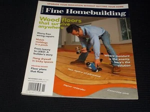 2009 OCTOBER FINE HOMEBUILDING MAGAZINE - WOOD FLOORS COVER - E 4024 - Picture 1 of 2
