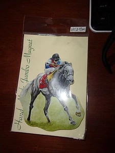 IMÁN DE CABALLO Y JINETE GRANDE DE COLECCIÓN HECHO EN INGLANDIA - Imagen 1 de 1