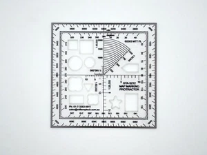 GTA 5212 Map Marking Protractor - Picture 1 of 7