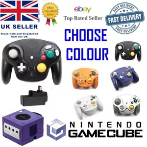 Nintendo Gamecube Wavebird style Wireless Controller For Official GC Console - Picture 1 of 10