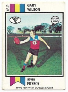 1974 Scanlens (96) Gary WILSON Fitzroy #