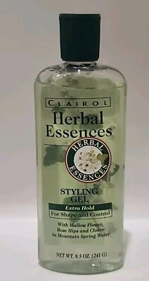 Vintage - CLAIROL  Herbal Essences • STYLING GEL • Extra Hold   8.5 Oz / 241 G - Image 1 of 4