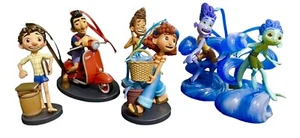 Disney Ornament 6pc Set Luca Alberto Guilia Ercole Sea Monsters Pvc Figure 3”NEW - Picture 1 of 9