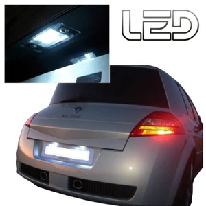 Für Megane 2 PH1 Beleuchtung Kennzeichen 2 Glühbirnen LED Anti Fehler - Bild 1 von 3