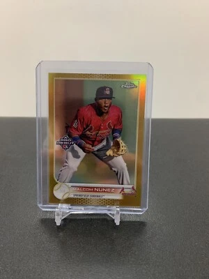 Malcom Nunez 2022 Topps Pro Debut Gold Parallel # 21/50 - Image 1 of 2
