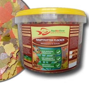 Hauptfutter Flocken 10L Eimer 1,6 kg Fischfutter Futter Zierfische Aquarium - Bild 1 von 1