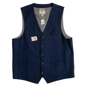 2XLT Jos. A. Bank Reserve 1905 Dark Blue Vest Big & Tall BNWT Brand New Tags - Picture 1 of 3