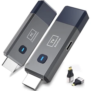 Wireless HDMI Transmitter and Receiver, 165ft/50m Wireless HDMI for 4K Decode - Picture 1 of 8