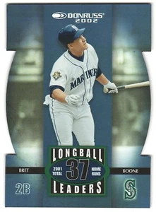 Bret Boone 2002 Donruss Longball Leaders Seasonal Sum #LL-20 SN37 - Picture 1 of 2