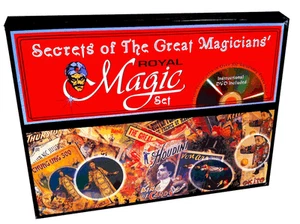 Giant MAGIC SET DVD Secrets of the Great magicians FM540 100 tricks Amazing Kit - Picture 1 of 1