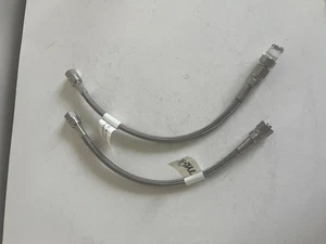 Tylok SS-TH4A4A4-12 Stainless Steel 12" Braided Hose 1/4" Fittings Lot of 2 - Picture 1 of 5