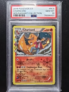 PSA 10 Charizard Holo RC5 -2016 XY Generations Radiant Collection Secret Pokemon - Picture 1 of 3
