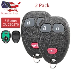 2 For 2007 2008 2009 2010 2011 2012 2013 GMC Sierra Keyless Remote Key Fob 3B - Picture 1 of 6
