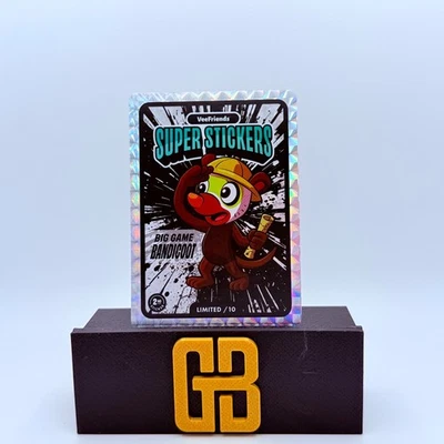 2025 Veefriends Super Stickers Manga Series Big Game Bandicoot /10 - Image 1 of 3