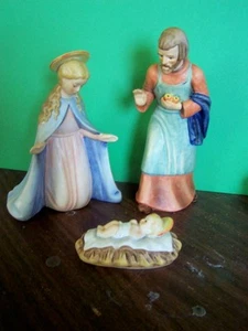 3 Vintage Hummels Nativity Mary, Joseph, Infant Jesus Figurines 1985 - Bild 1 von 7