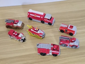 Paw Patrol Vehículos de Metal Verdadero Marshall Vehículo Diecast Camión X7 Paquete de Coches - Imagen 1 de 11