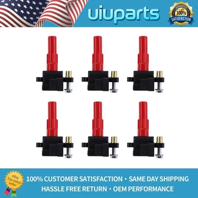 6 pcs For Subaru Legacy Outback 2010-2019 Tribeca 2010-2014 3.6L  Ignition Coils - Image 1 of 4