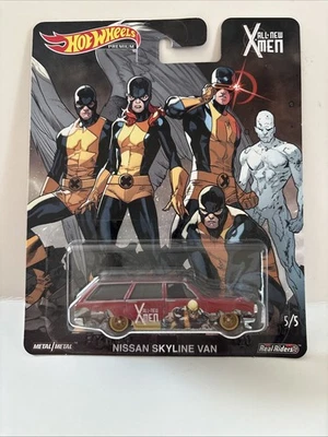 Hot Wheels Premium X-Men Nissan Skyline Van Metal Real Riders 5/5 Pop Culture - Изображение 1 из 2