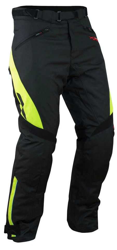 A-Pro Abbigliamento Moto Pantaloni Termici Impermeabili Taglia 42 - Neri
