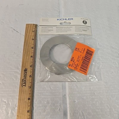 Kichler Directo al Techo Delgado Borde Decorativo Redondo Níquel Cepillado 3 (H) Foto 1 de 4