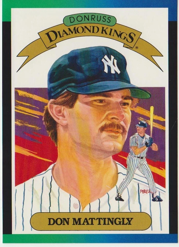 Don Mattingly, 1989 Donruss Super Diamond Kings 5x7 #26, New York Yankees - Image 1 of 1