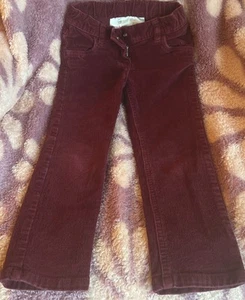 Hanna Anderrson Size 100 Girls Maroon Corduroy Pants - Picture 1 of 10