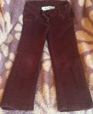 Hanna Anderrson Size 100 Girls Maroon Corduroy Pants - Image 1 of 4