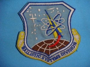 PARCHE DIVISIÓN DE SISTEMAS BALÍSTICOS DE LA FUERZA AÉREA DE EE. UU. - Imagen 1 de 3