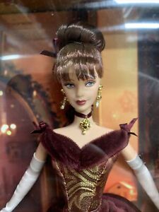 NIB 2006 Barbie Victorian Holiday Mattel J0985 Gold Label 