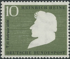 Alemania 1956 Heinrich Heine - Michel 229 MUH - Imagen 1 de 2