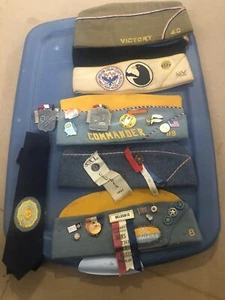 Sons Of The American Legion Hats, Pins, Medals, Tie. - Picture 1 of 1