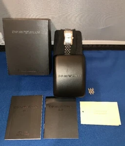 Emporio Armani Silver Bracelet Watch Excellent Condition New Battery - Picture 1 of 3