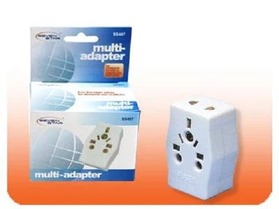 Multi-Country Universal Receptacle Socket Adapter. Foreign to USA Plug Adapter - Image 1 of 4