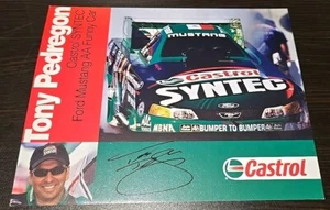Tony Pedregon Signed 8x10 Photo NHRA Racing Driver - Picture 1 of 3