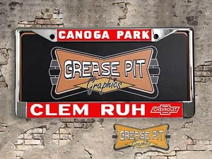 Clem Ruh Chevrolet License Plate Frame Canoga Park - Picture 1 of 3