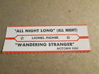 Lionel Richie - All Night Long (All Night)       Orig Jukebox Strip