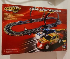 Fast Lane Racing Twin Loop Racing Set Toys R Us Exclusive  Magnetic Chassis - Picture 1 of 12