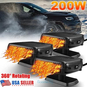 200W Portable Car Heater Demister Heating Cooling Fan Defroster for Car Truck RV - Picture 1 of 25