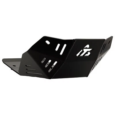 ¡Nuevo!-Placa de deslizamiento de aluminio Tusk negra con tapón de drenaje-Se adapta a: Kawasaki KLR650 2022-2025 Foto 1 de 4