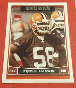 2006 Topps D'Quell Jackson Rookie Card - Cleveland Browns - Picture 1 of 1