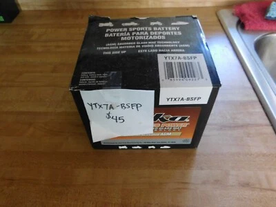 DEKA POWER SPORTS BATTERY AGM #YTX7A-BSFP - CUST. ACTIVATE - Image 1 of 3
