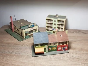JOUEF KIBRI FALLER BUSCH ?? ENSEMBLE DE 3 DÉCORS HO - Foto 1 di 14